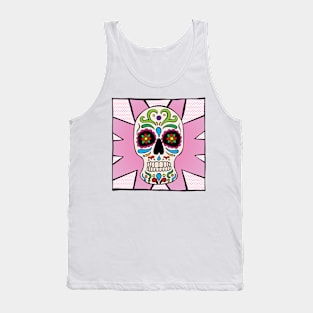 Sugar Skull - Pink Tank Top